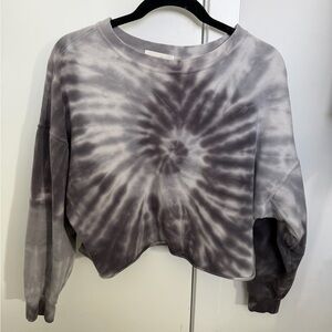 Tie-Dye Cropped Sweatshirt